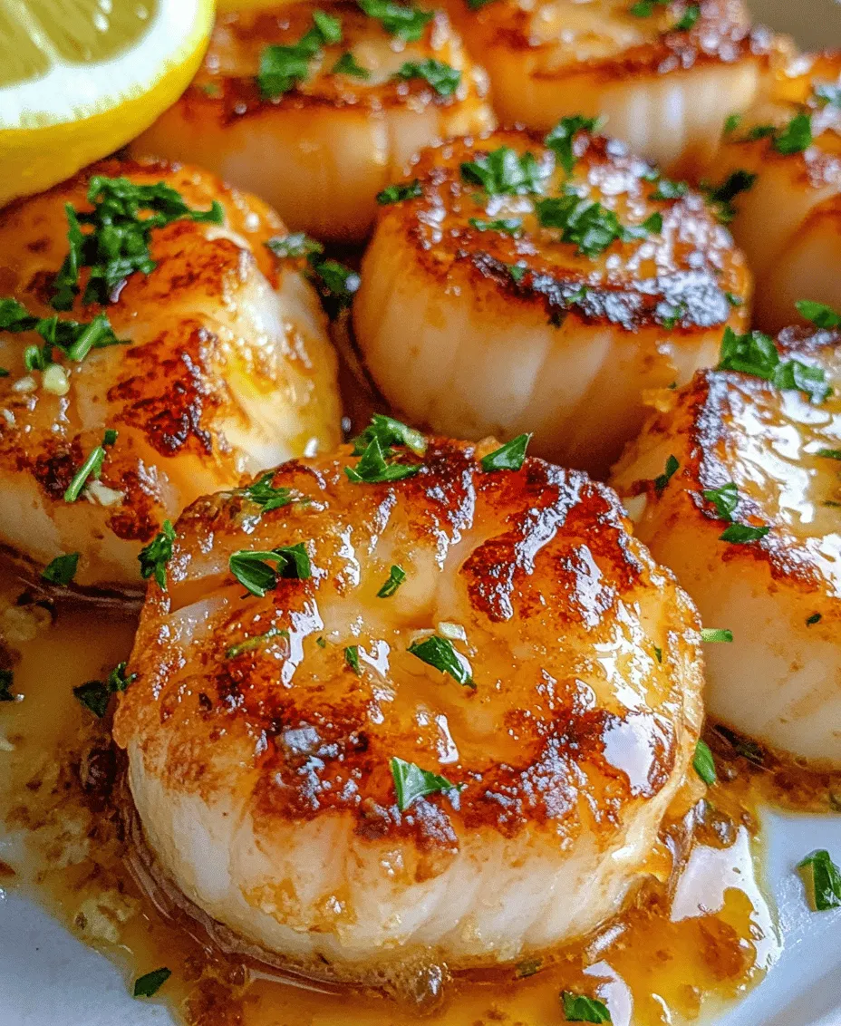 If you’re seeking a dish that embodies both simplicity and elegance, look no further than Garlic Lemon Butter Seared Scallops. This delightful seafood recipe is a perfect representation of how a few quality ingredients can come together to create a sumptuous meal. Scallops are not just any seafood; they are a luxurious choice that elevates any dining experience, whether it’s a cozy weeknight dinner or a special celebration with loved ones. The combination of rich butter, zesty lemon, and fragrant garlic artfully enhances the natural sweetness of the scallops, making this dish a crowd-pleaser that never fails to impress.