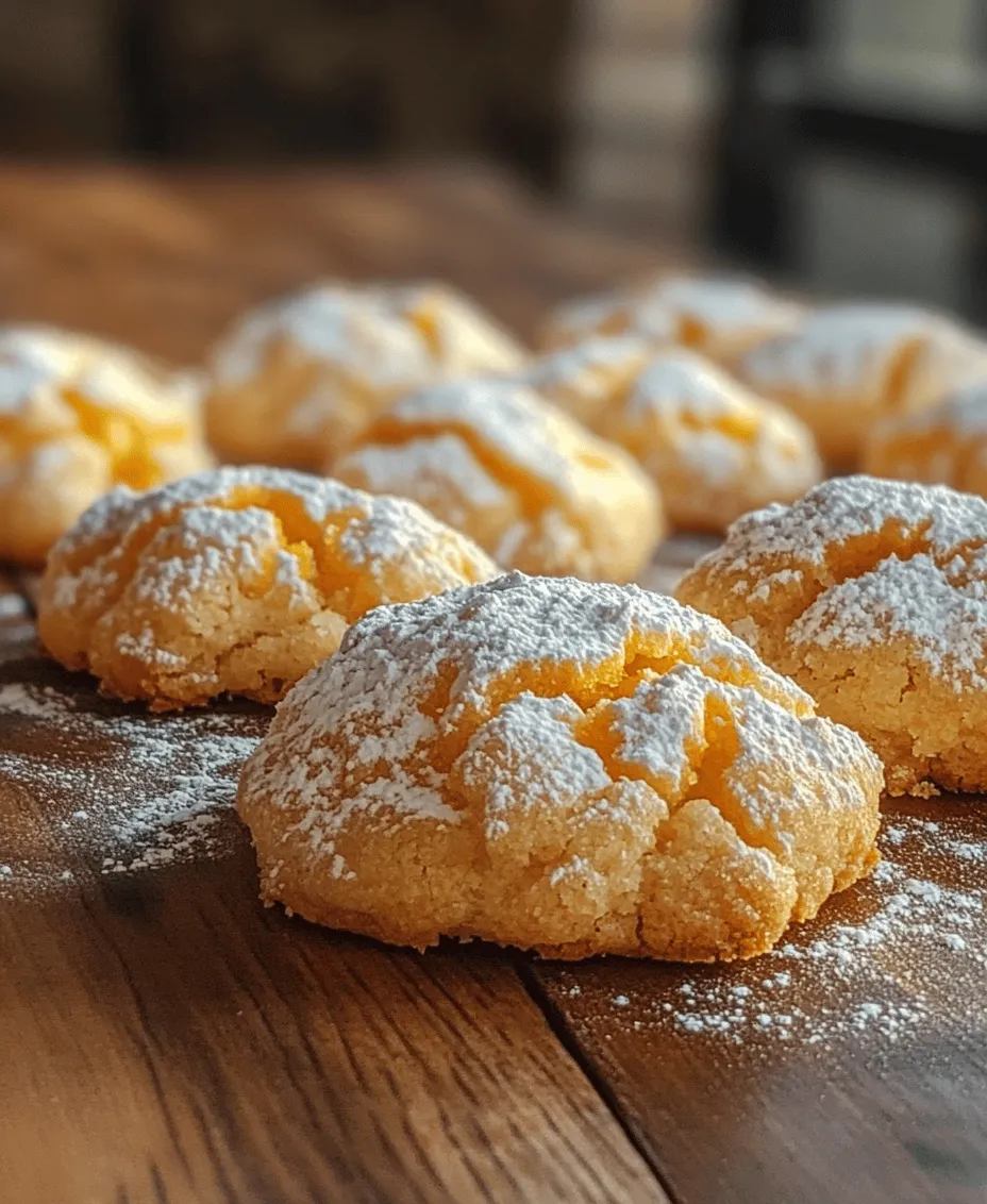 Delve into the delightful world of baking with our Zesty Lemon Crinkle Cookies, a treat that perfectly balances sweetness and a refreshing citrus zing. These cookies are not only visually appealing with their powdered sugar coating but also offer a burst of lemon flavor that will brighten up any day. Imagine biting into a soft, chewy cookie where the sweetness of sugar meets the tartness of freshly squeezed lemon juice, creating a harmonious dance of flavors on your palate. Whether you're preparing for a special occasion or simply indulging in a sweet treat, this recipe will guide you through creating these irresistible cookies from scratch.