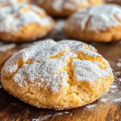 Delve into the delightful world of baking with our Zesty Lemon Crinkle Cookies, a treat that perfectly balances sweetness and a refreshing citrus zing. These cookies are not only visually appealing with their powdered sugar coating but also offer a burst of lemon flavor that will brighten up any day. Imagine biting into a soft, chewy cookie where the sweetness of sugar meets the tartness of freshly squeezed lemon juice, creating a harmonious dance of flavors on your palate. Whether you're preparing for a special occasion or simply indulging in a sweet treat, this recipe will guide you through creating these irresistible cookies from scratch.