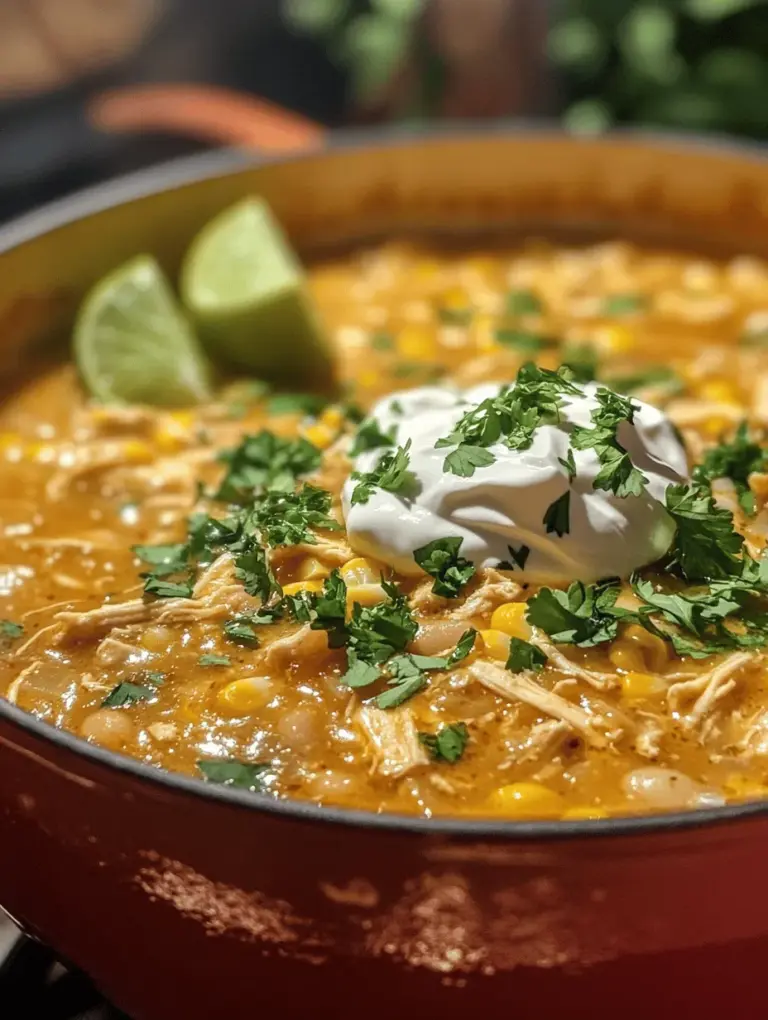 If you’re searching for a comforting meal that combines simplicity, flavor, and warmth, look no further than white chicken chili. This delicious dish is a delightful twist on classic chili, boasting tender chicken, creamy white beans, and a medley of spices that come together to create a cozy, satisfying experience. Ideal for busy weeknights or a lazy Sunday, white chicken chili is the perfect meal to warm you up and nourish your body.