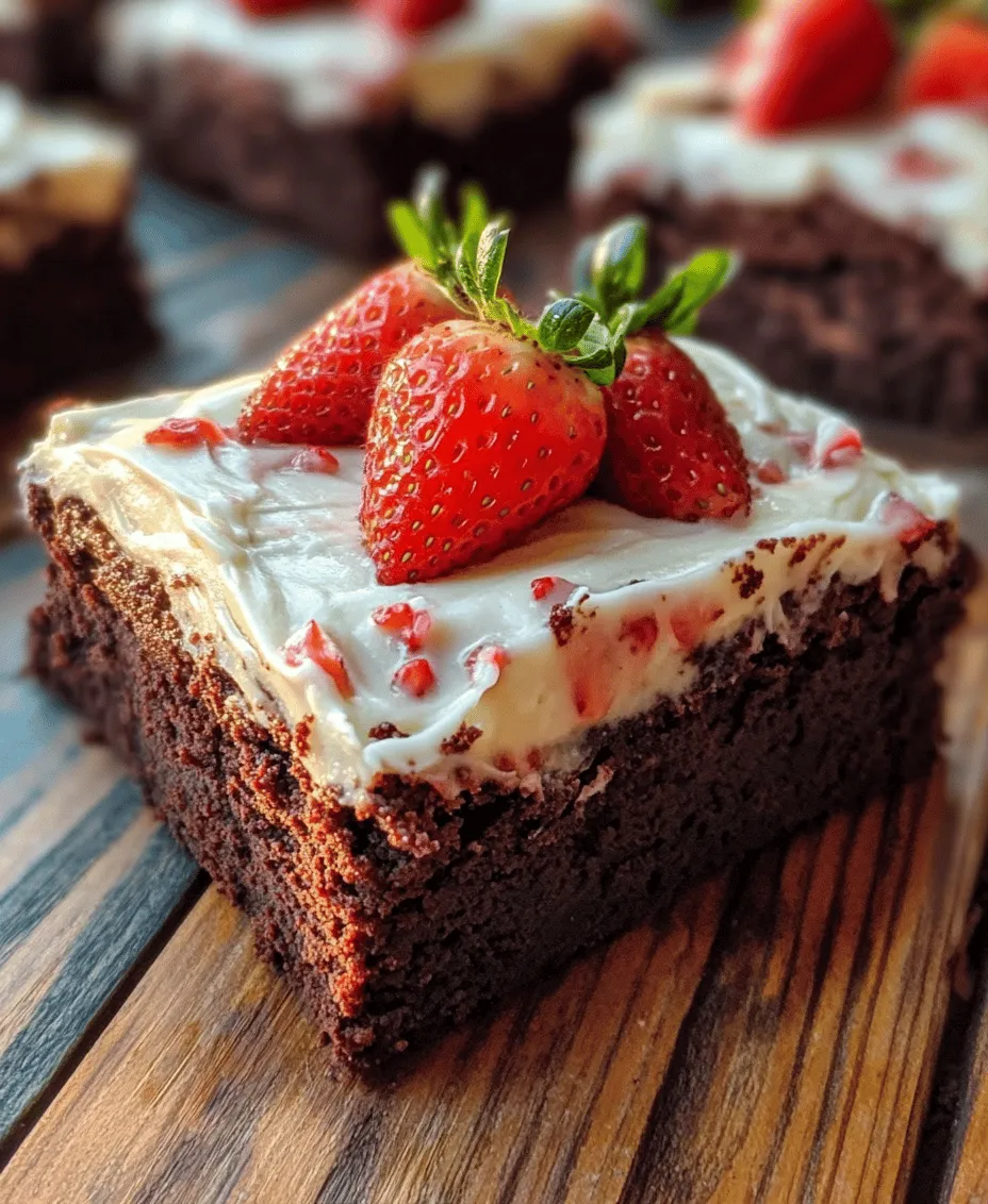 Before diving into the preparation of Strawberry Bliss Brownies, it is essential to explore the core ingredients used in this recipe. Understanding each component's role not only enhances appreciation for the finished product but also ensures a successful baking experience.