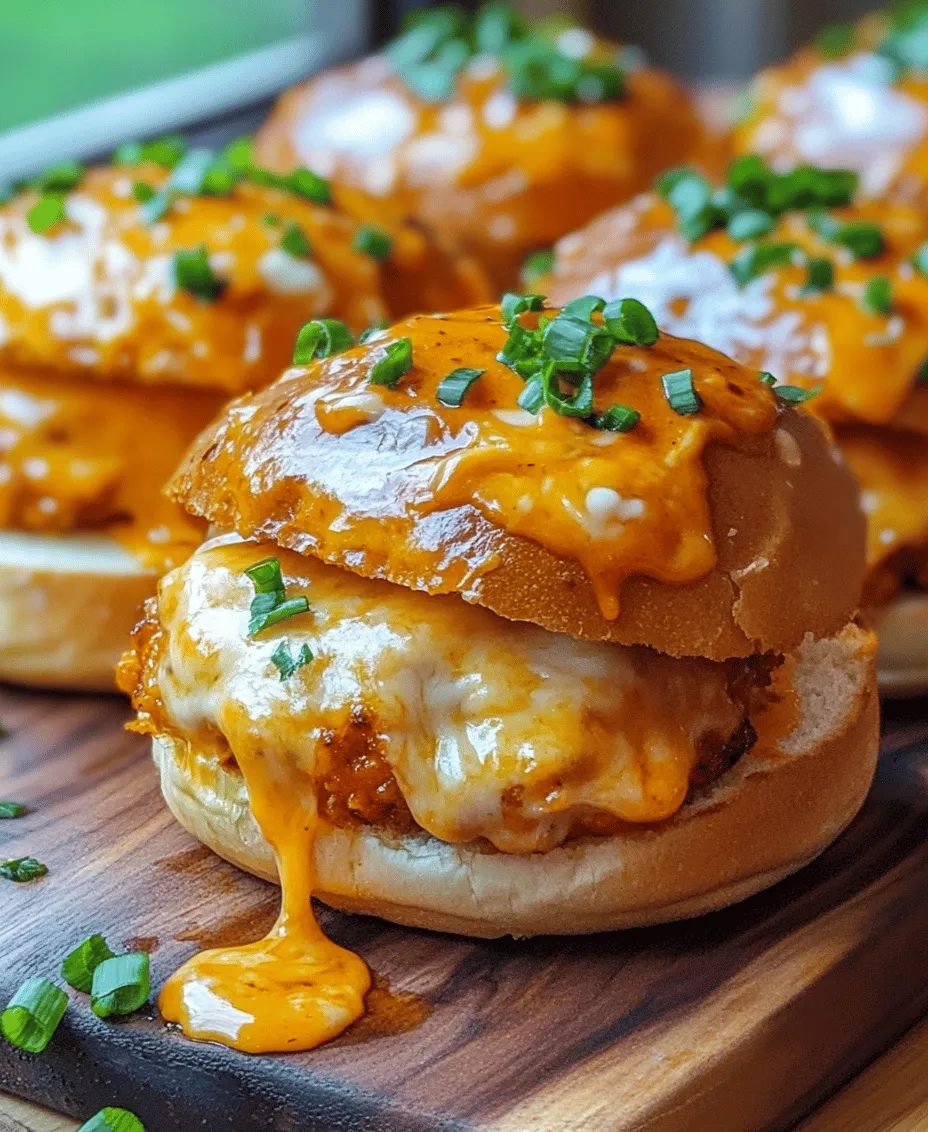 Exploring the world of flavors, the Spicy & Savory Oven-Baked Buffalo Chicken Sliders are a delightful fusion of heat and taste that are perfect for gatherings, game days, or even a cozy family dinner. These sliders, featuring ground chicken infused with zesty buffalo sauce and melty cheddar cheese, promise to be a crowd-pleaser. The perfect balance of spice and savory goodness, these sliders will certainly become a staple on your menu.