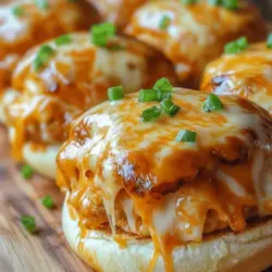 Exploring the world of flavors, the Spicy & Savory Oven-Baked Buffalo Chicken Sliders are a delightful fusion of heat and taste that are perfect for gatherings, game days, or even a cozy family dinner. These sliders, featuring ground chicken infused with zesty buffalo sauce and melty cheddar cheese, promise to be a crowd-pleaser. The perfect balance of spice and savory goodness, these sliders will certainly become a staple on your menu.