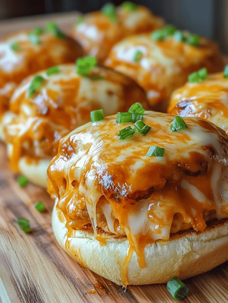 Exploring the world of flavors, the Spicy & Savory Oven-Baked Buffalo Chicken Sliders are a delightful fusion of heat and taste that are perfect for gatherings, game days, or even a cozy family dinner. These sliders, featuring ground chicken infused with zesty buffalo sauce and melty cheddar cheese, promise to be a crowd-pleaser. The perfect balance of spice and savory goodness, these sliders will certainly become a staple on your menu.