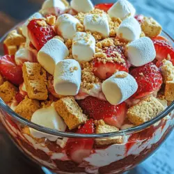 Strawberry shortcake is a beloved dessert that has stood the test of time, evoking memories of summer picnics, family gatherings, and festive celebrations. This classic treat, traditionally made with layers of sweet biscuits, fresh strawberries, and whipped cream, has inspired countless variations that cater to different tastes and preferences. Among these delightful adaptations is the Strawberry Shortcake Fluff Salad, a refreshing twist that captures the essence of the original dessert while offering a lighter, fluffier texture.