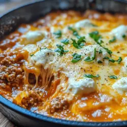 In the world of comfort food, few dishes resonate as deeply as lasagna. With layers of rich flavors and satisfying textures, it has long been a family favorite. Enter the Cowboy's Delight: Hearty Skillet Lasagna, a modern twist on the classic that embraces the essence of rustic cooking while fitting seamlessly into today's fast-paced lifestyle. This delightful dish combines traditional lasagna components with the convenience of a one-pan preparation, making it an ideal choice for busy families and individuals who crave a hearty meal without the hassle of multiple pots and pans.