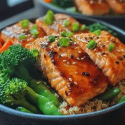 Honey Sriracha Salmon Bowls: A Flavorful and Healthy Meal Choice