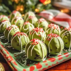 The holiday season is a time filled with joy, warmth, and the delightful spirit of giving. Families come together to celebrate, sharing laughter and love over festive meals and sweet treats. Among the myriad of holiday goodies, one standout recipe that captures the whimsical essence of Christmas is the Grinch Oreo Balls. These deliciously fun bites not only taste amazing but also add a splash of color and cheer to any gathering, making them a must-have during holiday festivities.