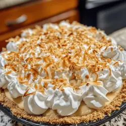 There's something undeniably heartwarming about Grandma’s Coconut Cream Pie that transcends mere food; it evokes cherished memories of family gatherings, laughter, and love. This classic dessert has graced countless holiday tables, birthday celebrations, and casual Sunday dinners, becoming a staple in many households. With its luscious coconut-infused filling, delicate whipped topping, and a perfectly baked crust, each slice of this pie is a comforting reminder of home and the generations that came before us.