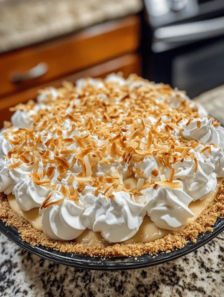 There's something undeniably heartwarming about Grandma’s Coconut Cream Pie that transcends mere food; it evokes cherished memories of family gatherings, laughter, and love. This classic dessert has graced countless holiday tables, birthday celebrations, and casual Sunday dinners, becoming a staple in many households. With its luscious coconut-infused filling, delicate whipped topping, and a perfectly baked crust, each slice of this pie is a comforting reminder of home and the generations that came before us.