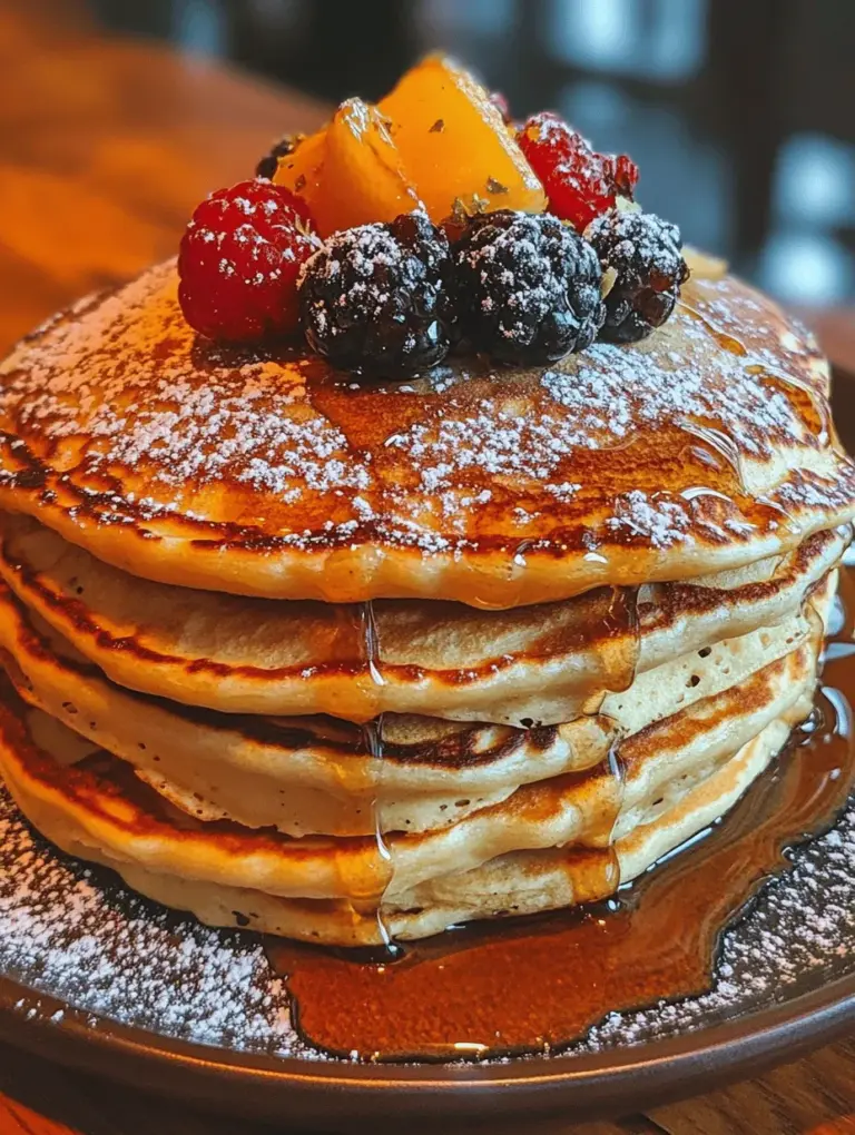 Imagine a stack of pancakes that are not only fluffy but also bursting with citrus flavor. The addition of ricotta cheese transforms a traditional pancake into something extraordinary. Its creamy texture contributes to the fluffiness, while the lemon zest and juice add a refreshing zing that awakens the palate. This unique combination makes these pancakes perfect for brunch gatherings, family breakfasts, or even a quiet morning when you want to treat yourself to something special.