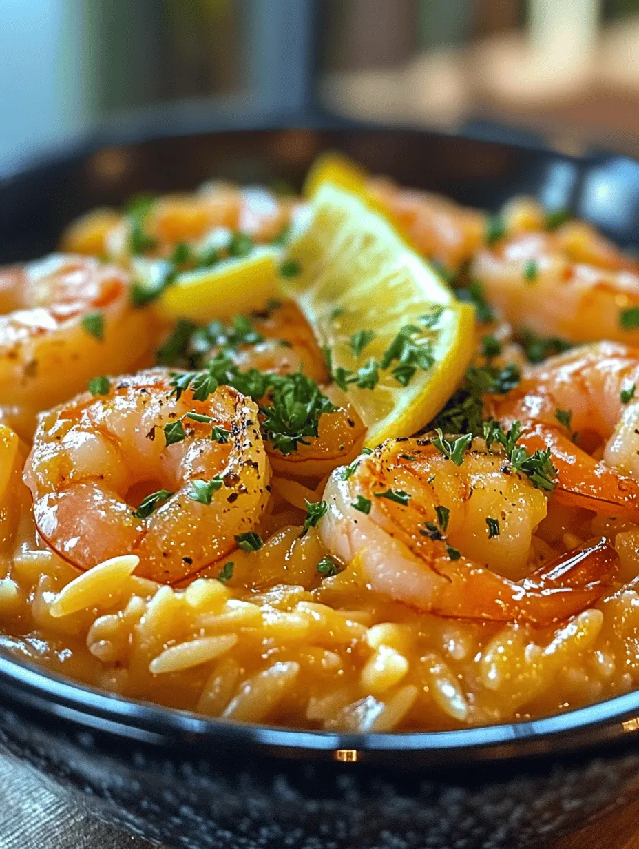 In the world of culinary delights, few dishes can compete with the simplicity and elegance of one-pot meals. Among these, One Pot Lemon Butter Orzo with Shrimp stands out as a vibrant and flavorful option that marries the freshness of seafood with the comforting qualities of pasta. This dish not only captures the essence of gourmet dining, but it also embodies the convenience that busy home cooks crave. A perfect blend of succulent shrimp, creamy orzo, and zesty lemon creates a symphony of flavors that is as delightful to eat as it is quick to prepare.