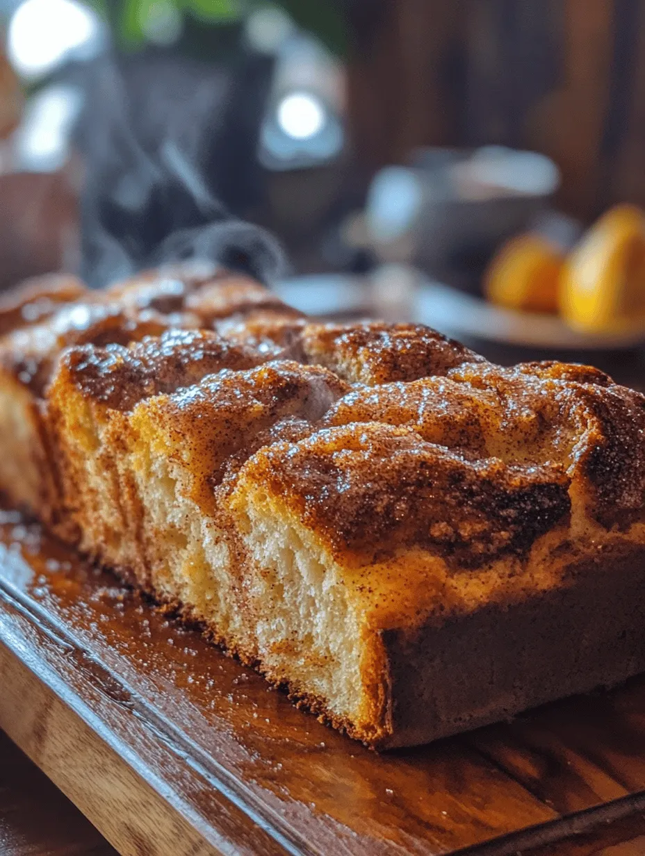 Cinnamon sugar bread is a delightful and comforting treat that has captured the hearts and taste buds of many baking enthusiasts across the globe. With its warm, inviting aroma and sweet, spiced flavor, this simple loaf is perfect for breakfast, an afternoon snack, or even a dessert. What makes it particularly appealing is its simplicity; this recipe allows both novice bakers and seasoned pros to whip up a delectable loaf without any fuss.