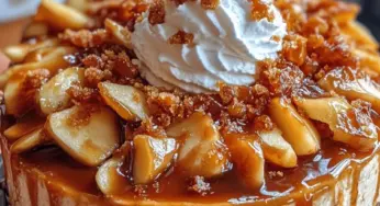 Salted Caramel Apple Pie Cheesecake Recipe