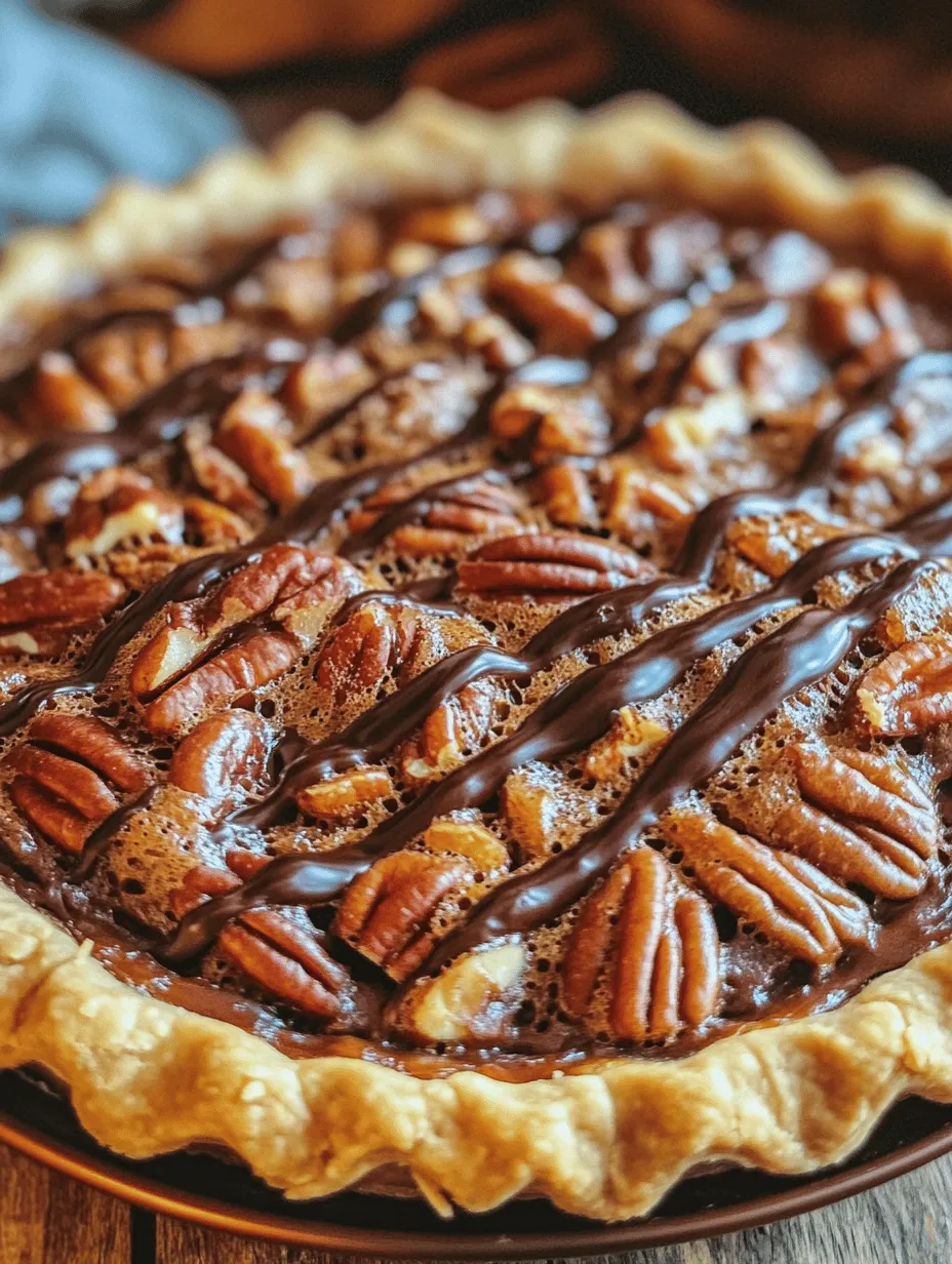 Indulging in a slice of decadent chocolate pecan pie is a delightful experience that combines rich chocolate and nutty pecans nestled within a buttery, flaky crust. This luxurious dessert is more than just a treat; it’s an experience that evokes warmth and comfort, making it the perfect centerpiece for holiday gatherings, family celebrations, or even a simple weekend dinner. The blend of flavors and textures—from the crunchy pecans to the creamy chocolate filling—creates a symphony of taste that is sure to impress your family and friends alike.