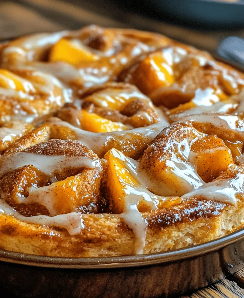 Imagine biting into a warm, fluffy cinnamon roll, only to discover the delightful surprise of sweet, juicy peaches nestled within. Welcome to the world of Peach Cobbler Cinnamon Rolls, where two beloved desserts unite to create a comforting and indulgent treat that is perfect for breakfast, brunch, or dessert. This innovative fusion takes the classic flavors of peach cobbler and ingeniously transforms them into soft, pillowy rolls, crowned with a luscious cream cheese glaze.