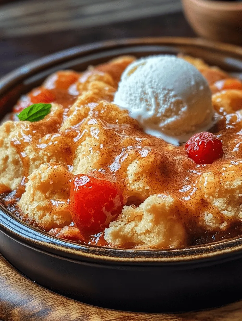 To fully appreciate the Snickerdoodle Cobbler Delight, it’s essential to understand the components of this delightful dessert. A cobbler, in its traditional form, consists of a fruit filling topped with a biscuit or cake-like batter that bakes to a golden perfection. The key ingredients for a classic cobbler often include flour, sugar, butter, and a variety of fresh or frozen fruits such as peaches, berries, or apples. The result is a delightful contrast of textures, with a juicy, flavorful filling beneath a soft, crumbly topping.