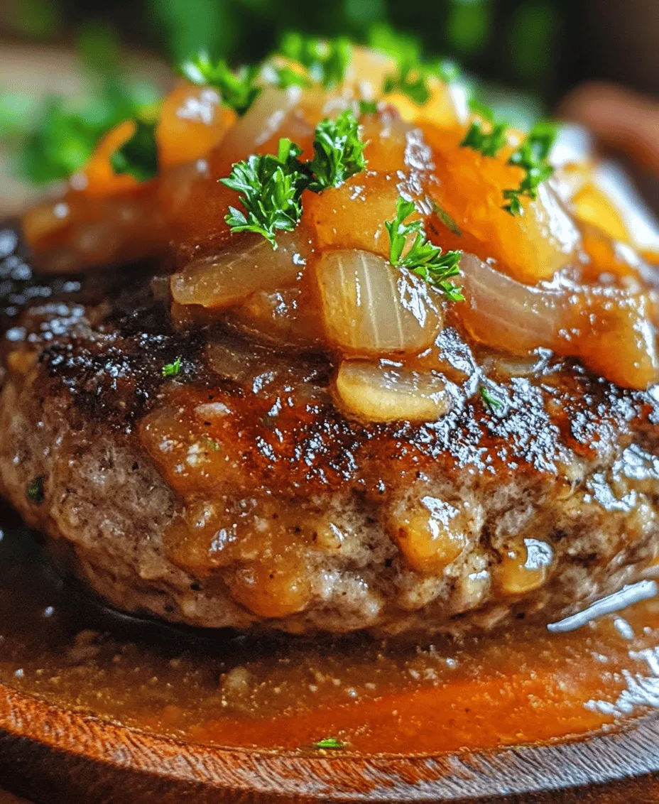 When it comes to comfort food, few dishes resonate with a warm, nostalgic appeal quite like hamburger steak with savory onion gravy. This hearty meal is not merely a culinary indulgence; it embodies the essence of home-cooked goodness that warms the heart and fills the belly. As families gather around the dinner table, the sizzle of seasoned meat and the aromatic allure of caramelized onions fill the air, inviting everyone to partake in a satisfying feast.