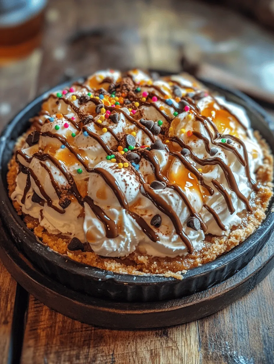 If you're on the hunt for a dessert that encapsulates the essence of indulgence, nostalgia, and sheer joy, look no further than the Chocolate Chip Cookie Ice Cream Pie. This delightful treat combines the best elements of two beloved classics: the warm, buttery goodness of chocolate chip cookies and the creamy, refreshing sensation of ice cream. Imagine taking a bite and experiencing the crisp texture of a cookie crust, followed by the smooth, rich ice cream filling studded with chocolate chips. It's a flavor explosion that is sure to satisfy your sweet tooth and leave you reaching for seconds.