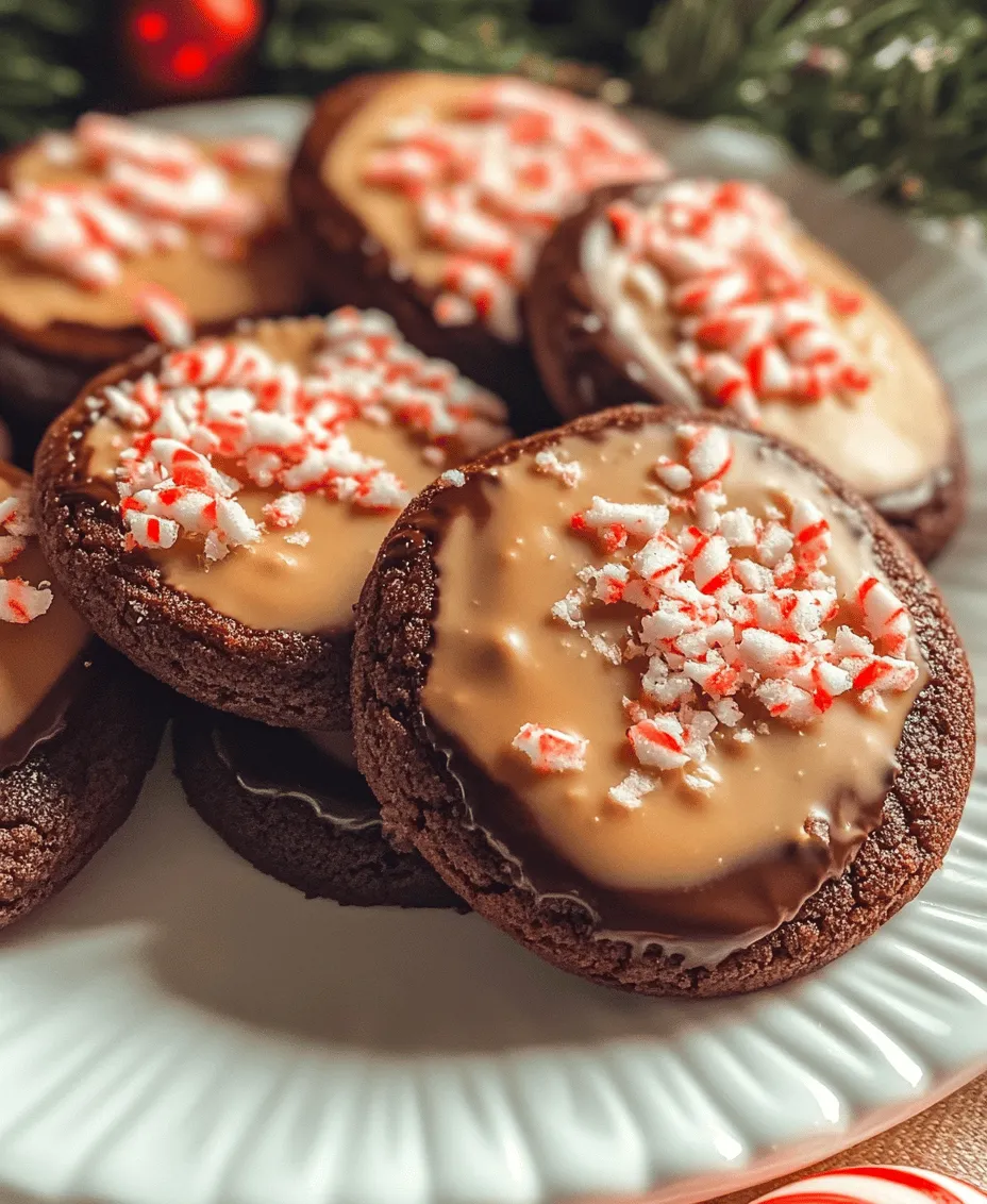 Once your cookie dough is well-mixed, it’s time to add in the crushed candy canes. This step is crucial as it not only enhances the flavor of your Peppermint Bliss Chocolate Dipped Cookies but also adds a delightful texture. When folding in the candy canes, be gentle. Use a spatula to carefully incorporate them into the dough without overmixing. This ensures that the candy pieces are evenly distributed throughout the dough, allowing every bite to carry that refreshing peppermint flavor.