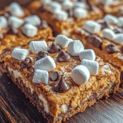 Before we embark on our baking adventure, it’s essential to understand the role each ingredient plays in creating these cookie bars. The interplay of flavors and textures is what makes S'mores Cookie Bars Delight truly special.