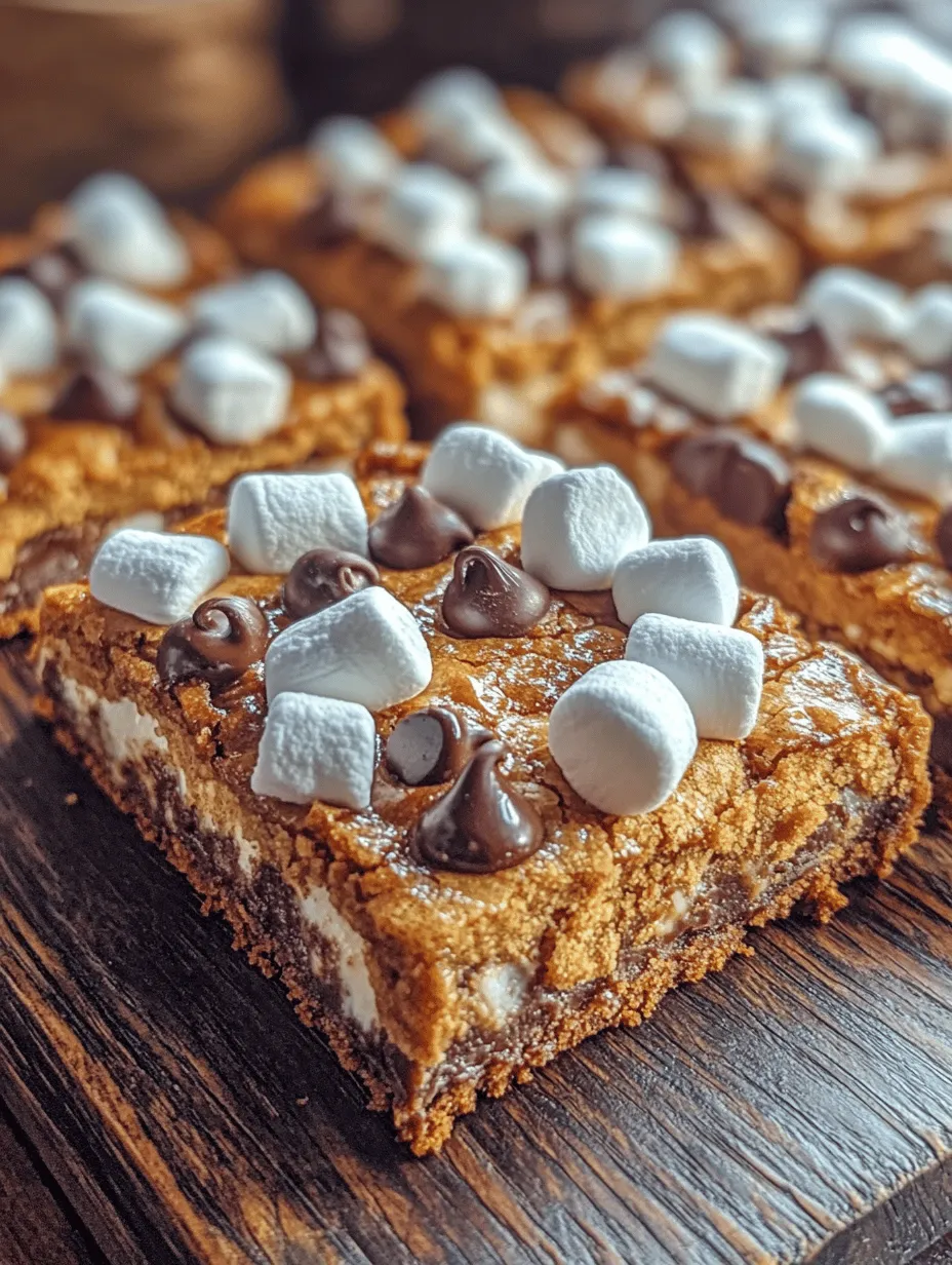 Before we embark on our baking adventure, it’s essential to understand the role each ingredient plays in creating these cookie bars. The interplay of flavors and textures is what makes S'mores Cookie Bars Delight truly special.