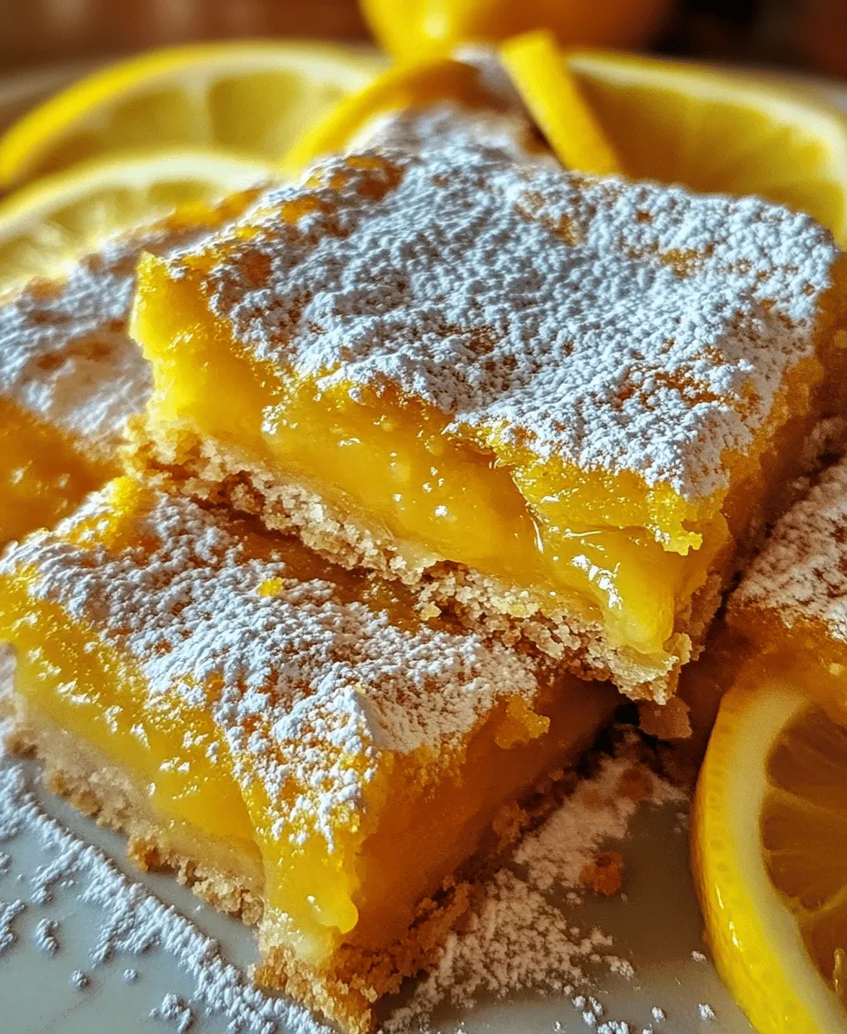 Lemon bars are a classic dessert that has stood the test of time, captivating taste buds with their refreshing tartness and sweet finish. These delightful treats are characterized by a buttery crust topped with a luscious, zesty lemon filling that melts in your mouth. Their bright flavor profile and simple preparation make them a favorite among dessert lovers. Whether you're planning a family gathering, looking for the perfect dish to bring to a potluck, or simply craving a delightful homemade treat, these zesty lemon bars are the ideal solution. In this article, we'll explore the rich history of lemon bars, break down the essential ingredients, and guide you through the step-by-step process to create your own batch of these irresistible desserts.