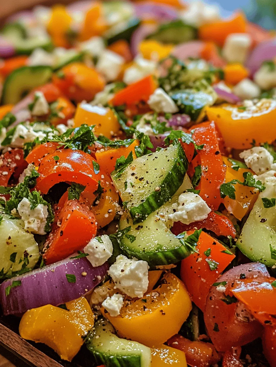 In today's fast-paced world, fresh salads have emerged as a cornerstone of a balanced diet, offering not only a burst of flavor but also a wealth of nutrients. They are the ultimate go-to for anyone looking to embrace a healthier lifestyle, and the Refreshing Cucumber and Sweet Pepper Salad is no exception. This vibrant dish combines a medley of colorful vegetables, making it not only visually appealing but also a delightful addition to any meal.