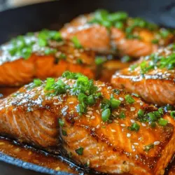 Honey Garlic Salmon is a delightful dish that effortlessly combines the rich, buttery flavor of salmon with a sweet and savory glaze that tantalizes the taste buds. This recipe has gained immense popularity among home cooks and culinary enthusiasts alike, and it’s easy to see why. With its simple preparation and impressive flavor profile, Honey Garlic Salmon makes for a perfect weeknight dinner or a show-stopping dish for special occasions.