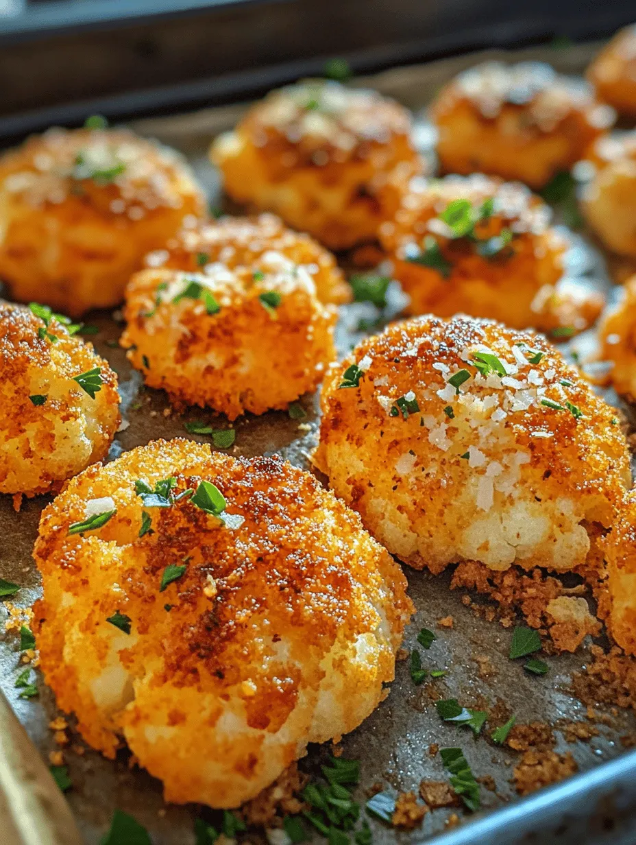 Crunchy Parmesan Cauliflower Bites: A Deliciously Healthy Snack