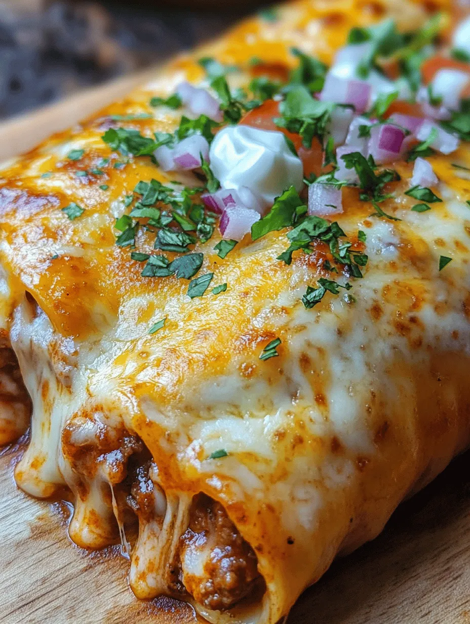 The key to a delicious Beefy Melt Burrito lies in its carefully selected ingredients. Each component contributes to the overall flavor and texture, making this dish a true crowd-pleaser. Let’s take a closer look at the essential ingredients that will elevate your homemade burrito to the next level.