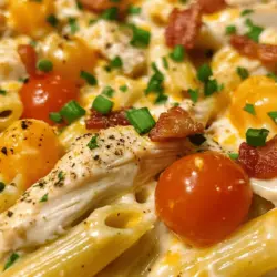 To create a dish that is both flavorful and satisfying, it’s essential to understand the role each ingredient plays in the Creamy Chicken Bacon Ranch Pasta. Below is a breakdown of the key components that contribute to the dish's deliciousness.