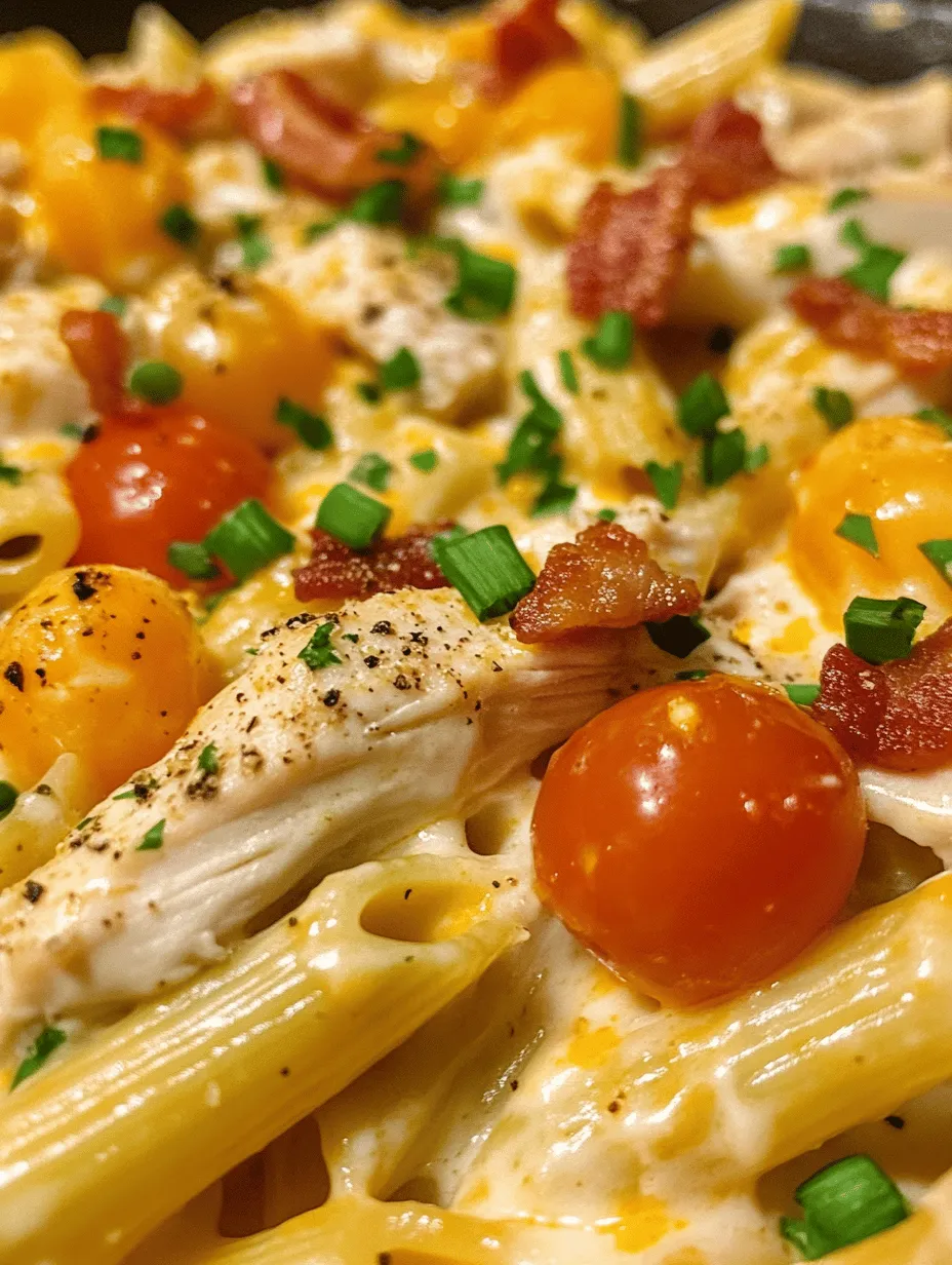 To create a dish that is both flavorful and satisfying, it’s essential to understand the role each ingredient plays in the Creamy Chicken Bacon Ranch Pasta. Below is a breakdown of the key components that contribute to the dish's deliciousness.