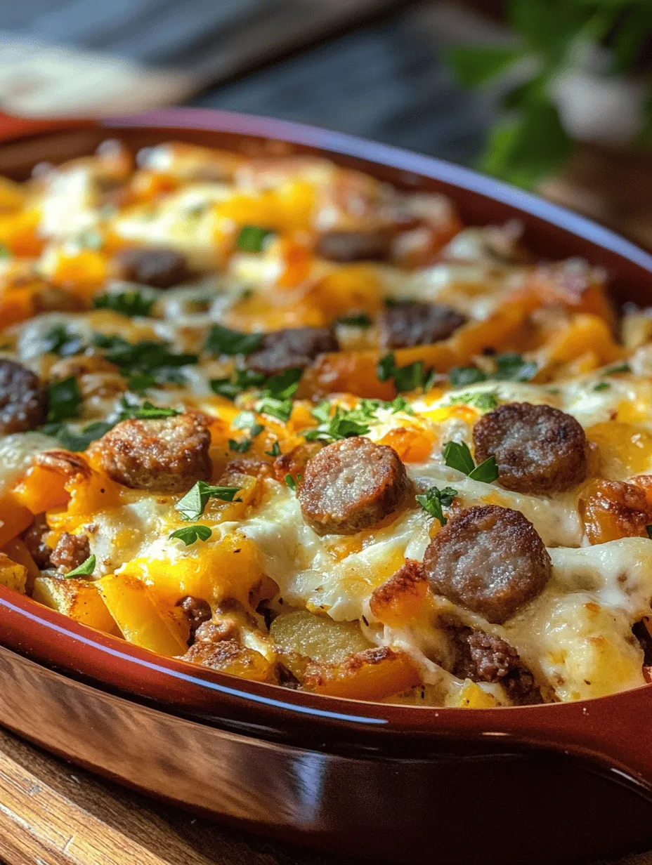 Classic Breakfast Sausage and Egg Casserole: A Hearty Morning Delight