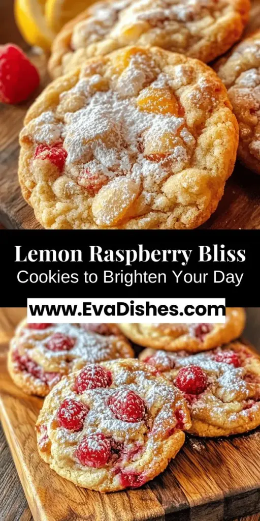 Discover the delightful world of Zesty Lemon Raspberry Bliss Cookies! This step-by-step guide will help you create cookies filled with the bright flavors of lemon and the sweetness of fresh raspberries, perfect for any occasion. With essential baking tips and insights into the key ingredients, you'll bake cookies that are as beautiful as they are delicious. Treat yourself or share with loved ones! #Baking #CookieRecipes #LemonRaspberry #Dessert #HomemadeCookies #SweetTreats #Yummy