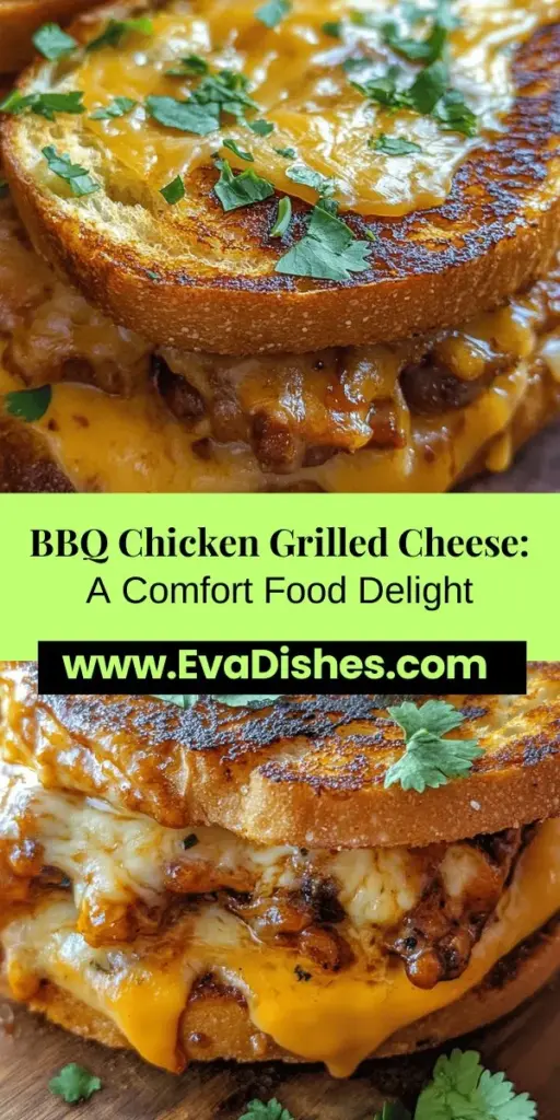 Indulge in the ultimate comfort food with this BBQ Chicken Grilled Cheese recipe! Sink your teeth into crispy bread filled with savory BBQ chicken, gooey cheddar cheese, and a burst of flavor. Perfect for a quick lunch or cozy dinner, this sandwich is versatile and customizable to suit your taste. Add your favorite ingredients and sides for a meal everyone will love! Explore the greatness of this delicious twist on a classic! #BBQChicken #GrilledCheese #ComfortFood #EasyRecipes #Foodie