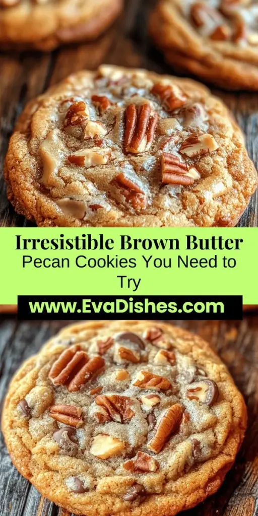 Discover the rich, nutty flavor of brown butter pecan cookies with this comprehensive guide! Learn how to elevate your baking with brown butter, toasted pecans, and optional chocolate chips for an unforgettable treat. Whether you're a seasoned baker or a newbie, follow the step-by-step instructions to create perfectly chewy cookies every time. Share the warmth of homemade goodness with family and friends! #Baking #Cookies #BrownButterPecan #HomeBaking #DessertLovers #Cookielove #RecipeShare