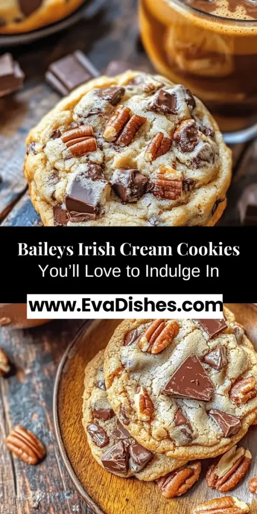 Discover the rich flavors of Baileys Irish Cream Chocolate Chip Cookies, a delightful twist on a classic treat. This recipe combines the creamy, luscious notes of Baileys with gooey chocolate chips, creating the perfect indulgence for any occasion. Whether you’re treating yourself or impressing guests, these cookies are sure to be a hit. Follow our easy step-by-step guide and enjoy baking these delectable delights that are irresistible warm or fresh.