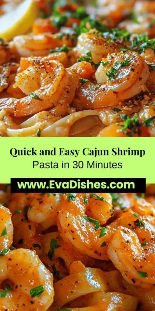 Looking for a quick and satisfying meal? Try this Thirty Minute Cajun Shrimp Pasta! It's a vibrant celebration of flavors that combines succulent shrimp with a creamy, spicy sauce, perfect for busy nights or casual gatherings. This dish embodies the heart of Cajun cuisine, influenced by Louisiana's rich culinary heritage. With easy step-by-step instructions, you'll create a dish that's not only delicious but also brings a taste of Cajun culture to your table in no time.