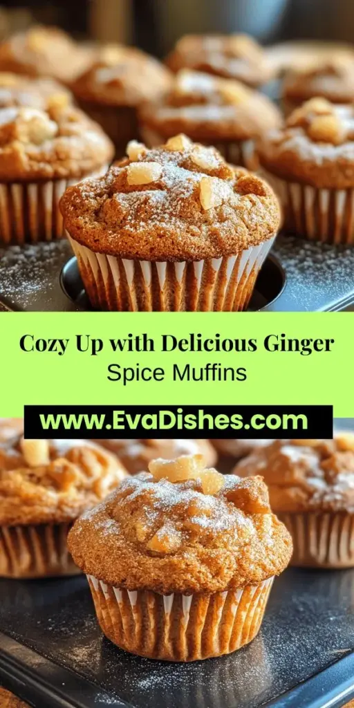 Indulge in the cozy flavors of fall with these delectable ginger spice muffins! Perfect for breakfast, snacks, or dessert, these muffins are bursting with warmth from spices like ginger, cinnamon, and nutmeg. Enjoy their delightful aroma and rich texture, while also reaping health benefits from the spices. Great for family gatherings or a simple afternoon treat, these muffins are sure to bring comfort to your kitchen. #GingerSpiceMuffins #FallRecipes #BakingJoy #HealthyBaking #MuffinLove