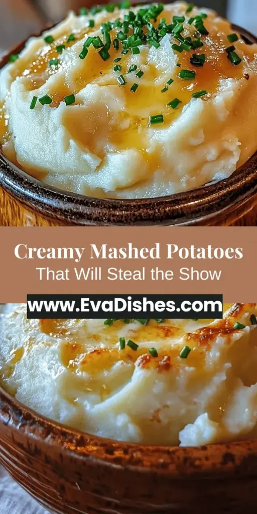 Discover the secret to making the perfect creamy mashed potatoes with this ultimate comfort food recipe. Using Yukon Gold potatoes for their buttery flavor and ideal texture, this guide walks you through all the essential ingredients like unsalted butter, heavy cream, and sour cream. Learn the techniques for achieving the perfect consistency, along with tips for seasoning and creative serving ideas. Whether it's a family dinner or a holiday feast, these mashed potatoes will steal the show!