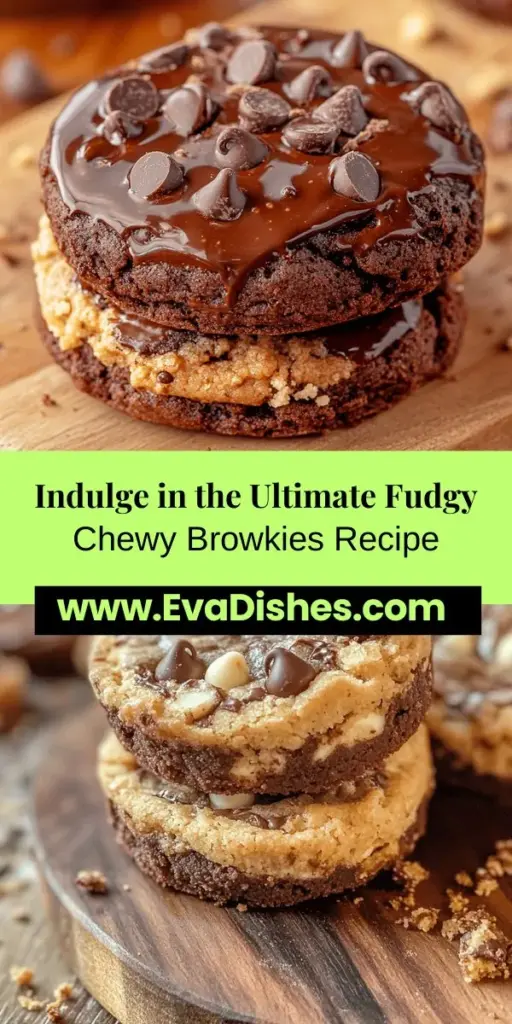 Indulge in the ultimate dessert with this delicious browkie recipe, a perfect blend of fudgy brownies and chewy cookies. Whether enjoyed warm with ice cream or at room temperature, browkies are sure to satisfy your sweet tooth. This recipe provides a simple step-by-step guide to achieving that perfect balance of textures, making them perfect for any occasion. Treat yourself and your loved ones to this delightful creation! #Browkies #ChocolateLovers #DessertRecipe #Baking #FudgyGoodness #CookieBrownieHybrid #SweetTreats