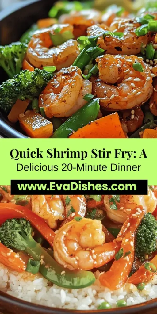 Looking for a quick and nutritious dinner idea? Try this vibrant Quick and Easy Shrimp Stir Fry that packs a flavorful punch in just 20 minutes! This recipe combines succulent shrimp with a colorful medley of vegetables, providing a delightful mix of textures and tastes. It’s versatile and customizable, perfect for busy weeknights. Learn about the health benefits, ingredient selections, and easy preparation steps to whip up this delightful meal. Enjoy a wholesome dish that nourishes the body while satisfying the palate!