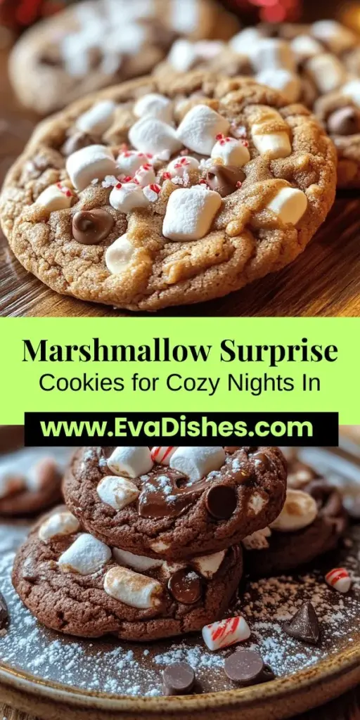 Indulge in the cozy warmth of Marshmallow-Surprise Hot Cocoa Cookies, a delightful treat for chilly evenings and festive gatherings! These cookies combine rich cocoa and melted marshmallows for a gooey surprise in every bite. Perfect for holiday celebrations, this recipe offers step-by-step instructions and ingredient insights to elevate your baking game. Bring the nostalgic joy of hot cocoa into your kitchen and enjoy a heartwarming experience! #Cookies #Baking #MarshmallowSurprise #ComfortFood #HotCocoaCookies