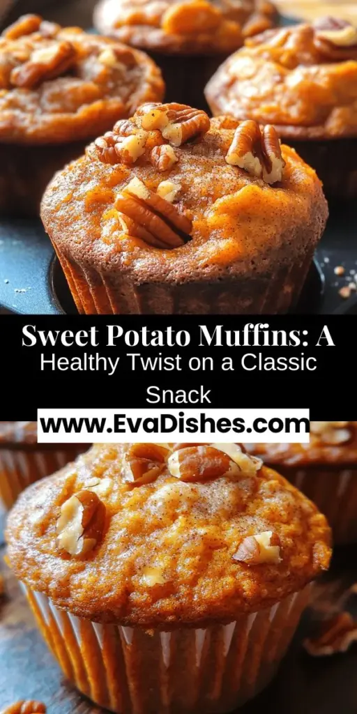 Indulge in the wholesome goodness of Sweet Potato Muffins Delight! These moist, flavorful muffins blend the natural sweetness of sweet potatoes with warm spices like cinnamon and nutmeg, making them perfect for breakfast, snacks, or desserts. Rich in nutrients, they are a guilt-free treat the whole family will love. Easily customizable with optional add-ins, these muffins are a delicious way to incorporate healthy ingredients into your diet. Bake a batch today! #SweetPotatoMuffins #HealthyBaking #NutritiousSnacks #MuffinRecipes #YummyTreats #HomemadeGoodness