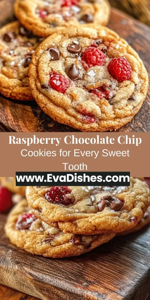 Treat yourself to the ultimate indulgence with these Raspberry Chocolate Chip Cookies! Combining rich dark chocolate with the tartness of fresh raspberries creates a delightful flavor explosion that's perfect for any occasion. Easy to make and irresistibly delicious, they’re sure to impress your family and friends. Discover the perfect balance of sweetness and chewiness in every bite! Bake, enjoy, and share this delightful treat! #RaspberryCookies #ChocolateChip #BakingLove #DessertRecipe #HomemadeCookies #SweetTreats