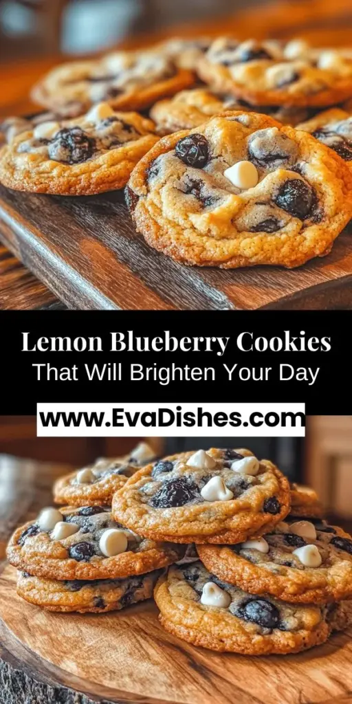 Indulge in the perfect blend of sweet and tangy flavors with these Lemon Blueberry Cookies, enriched with the nutty goodness of browned butter. Soft, chewy, and visually stunning, they make an irresistible treat for any occasion. Whether you're hosting a summer gathering or enjoying a cozy afternoon snack, these cookies are sure to impress. Get ready for a delightful baking experience that combines freshness and flavor in every bite! #CookieRecipe #LemonBlueberry #BrownedButter #BakingJoy #DessertDelight #SweetTreats #BakingWithLove #YummyCookies