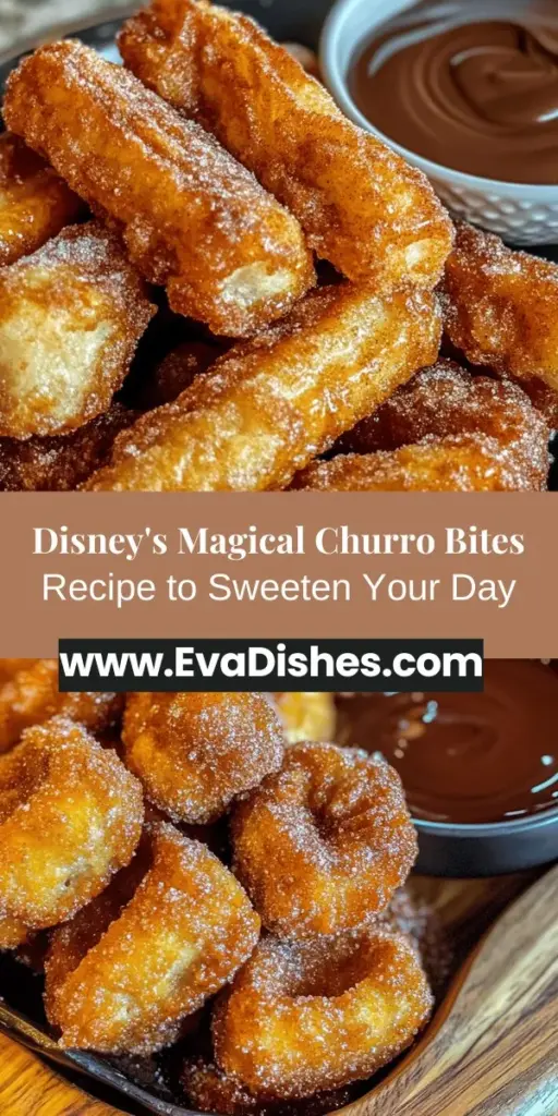 Bring the magic of Disney to your kitchen with these delightful Magical Disney Churro Bites! Perfectly crispy on the outside and soft on the inside, these mini churros are a treat for the whole family. Follow our step-by-step guide to recreate this beloved Disney snack at home. Ideal for movie nights or themed parties, enjoy the nostalgic flavors that remind you of your magical visits to the park! #DisneyChurros #HomemadeTreats #DisneyMagic #Baking #SweetTreats #ChurroBites