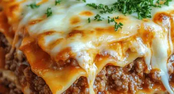 Parmesan Garlic Bacon Cheeseburger Lasagna: A Comfort Food Delight