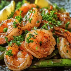 If you're looking for a quick, delicious, and healthy meal, look no further than Lemon Pepper Shrimp & Asparagus. This colorful dish is a perfect representation of how vibrant flavors and fresh ingredients can come together to create a satisfying meal in under 30 minutes. With its zesty lemon notes and the subtle heat from freshly cracked pepper, this dish not only pleases the palate but also showcases the beauty of simple cooking.